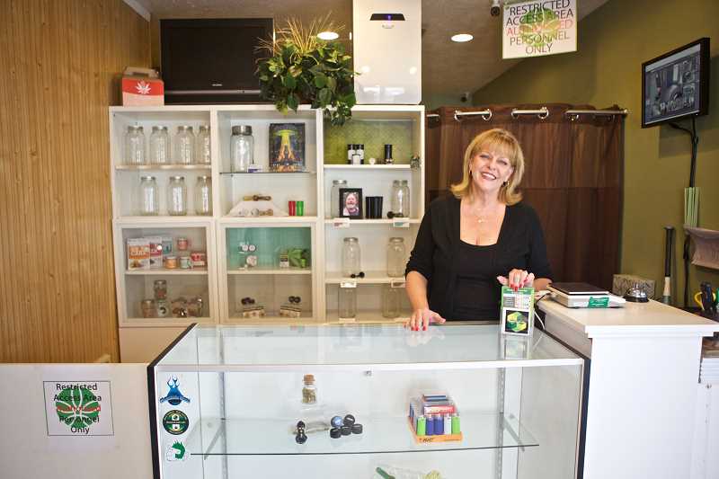 The marijuana dispensary counter at CDC